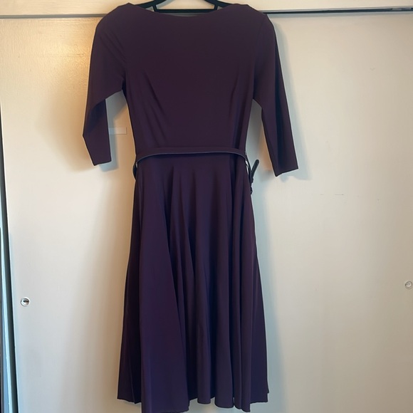 Unique Vintage Plum Dress 6/8 EUC! Perfect for parties - Picture 5 of 16